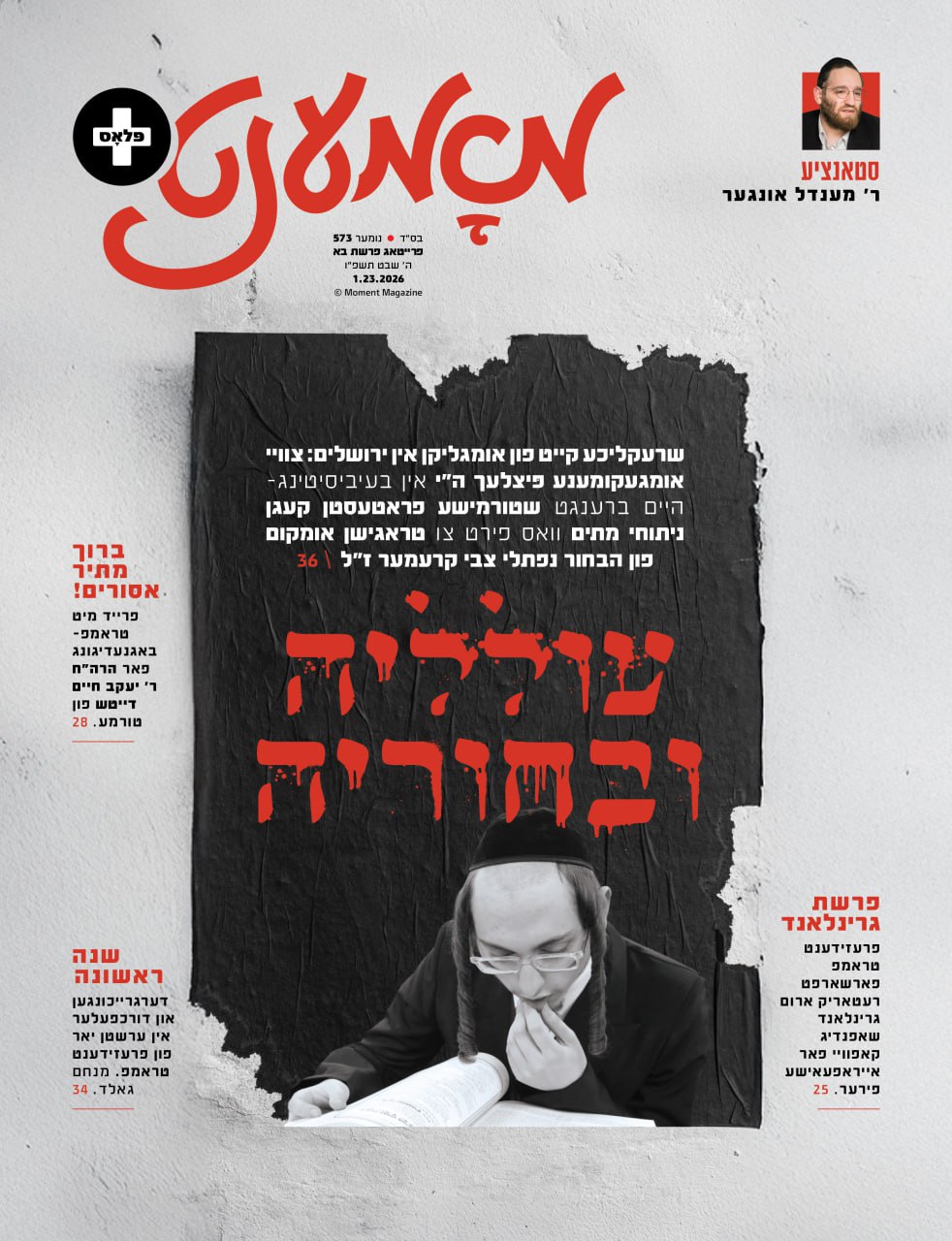 Moment magazine print cover 122